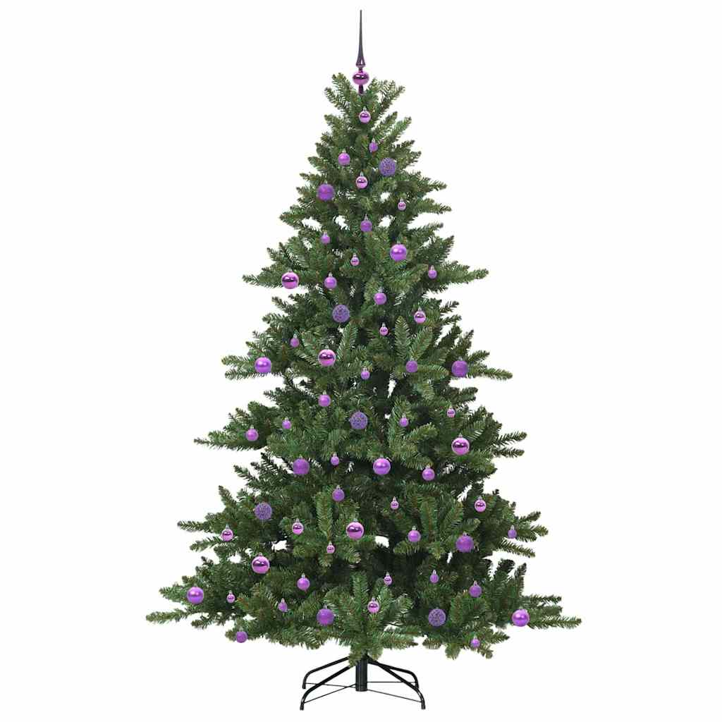 Kunstmatige Inklapbare Kerstboom Groen 210 cm PVC en staal is nu te koop bij PeponiXL, paradijselijk wonen!