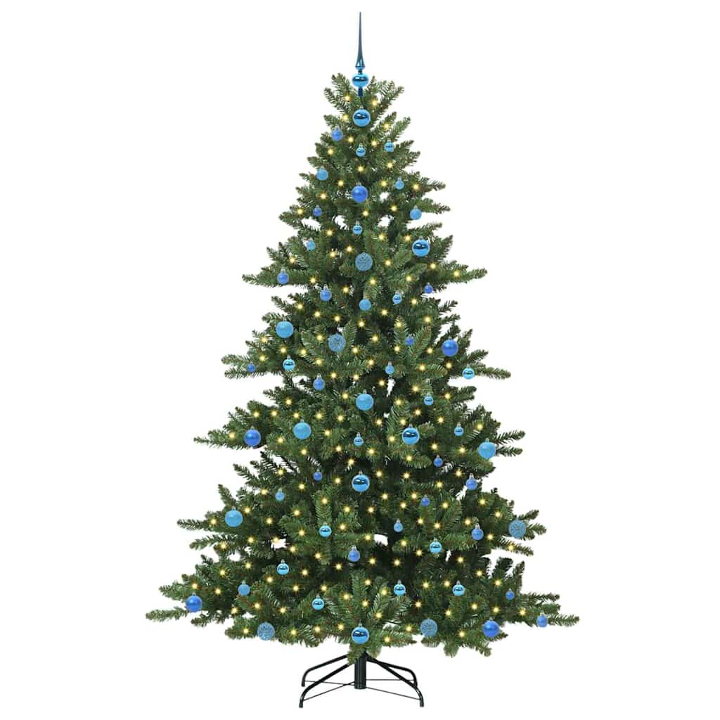 Kunstmatige Inklapbare Kerstboom Groen 210 cm PVC en staal is nu te koop bij PeponiXL, paradijselijk wonen!