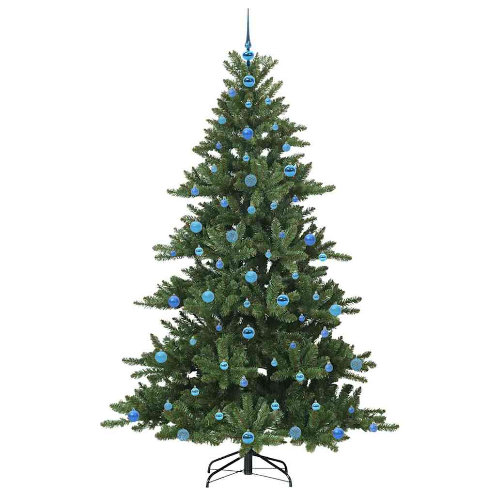 Kunstmatige Inklapbare Kerstboom Groen 210 cm PVC en staal is nu te koop bij PeponiXL, paradijselijk wonen!