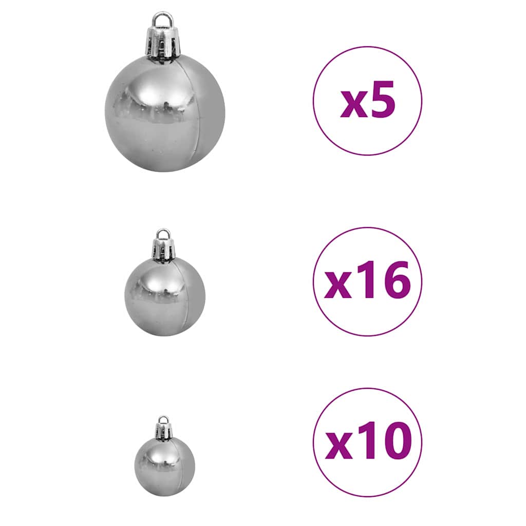 Kunstmatige Inklapbare Kerstboom Groen 240 cm PVC en staal is nu te koop bij PeponiXL, paradijselijk wonen!