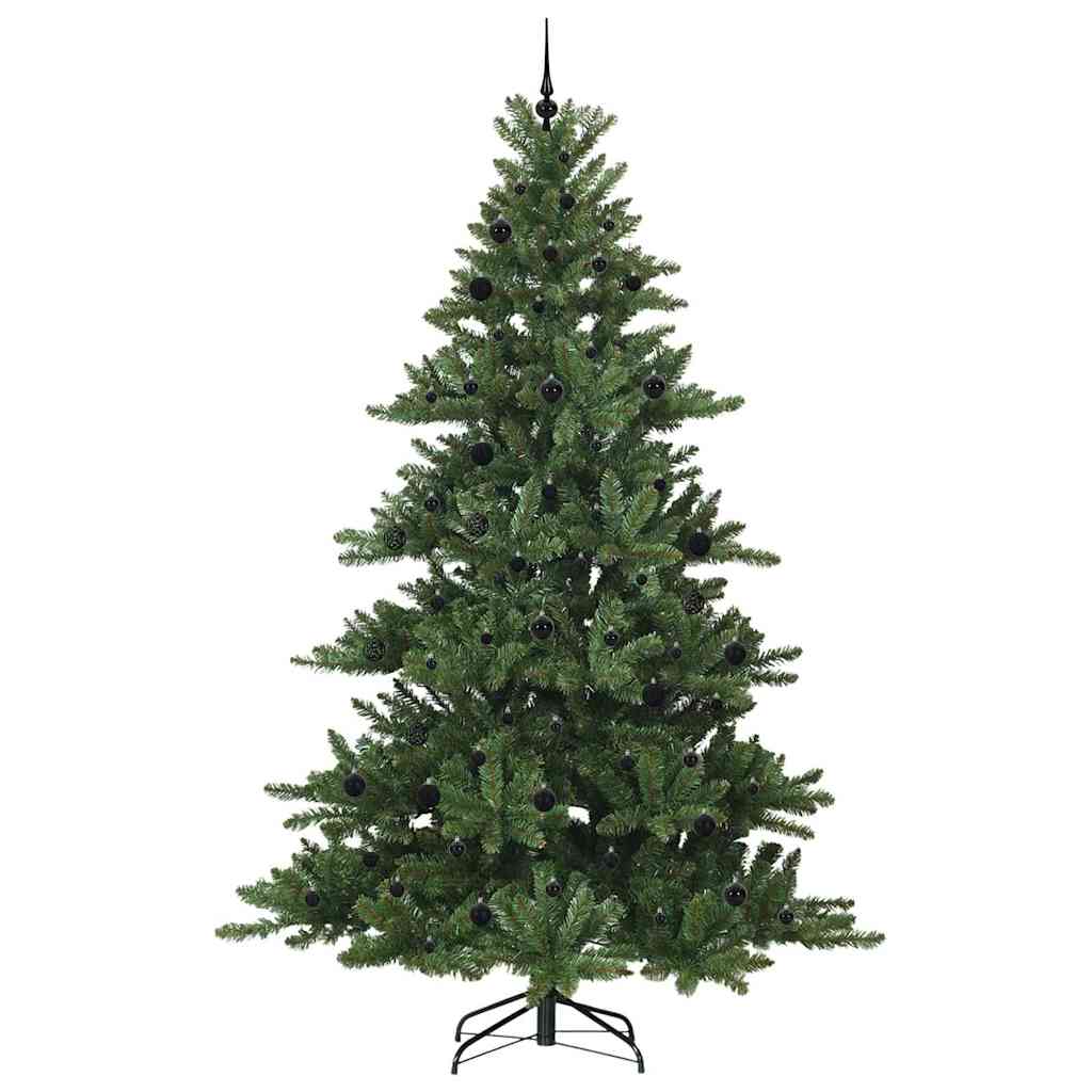 Kunstmatige Inklapbare Kerstboom Groen 240 cm PVC en staal is nu te koop bij PeponiXL, paradijselijk wonen!
