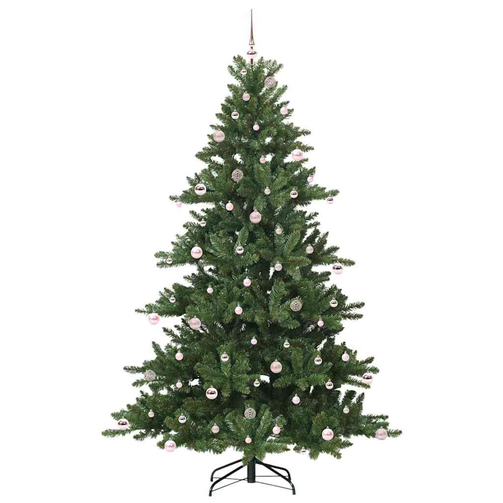 Kunstmatige Inklapbare Kerstboom Groen 240 cm PVC en staal is nu te koop bij PeponiXL, paradijselijk wonen!