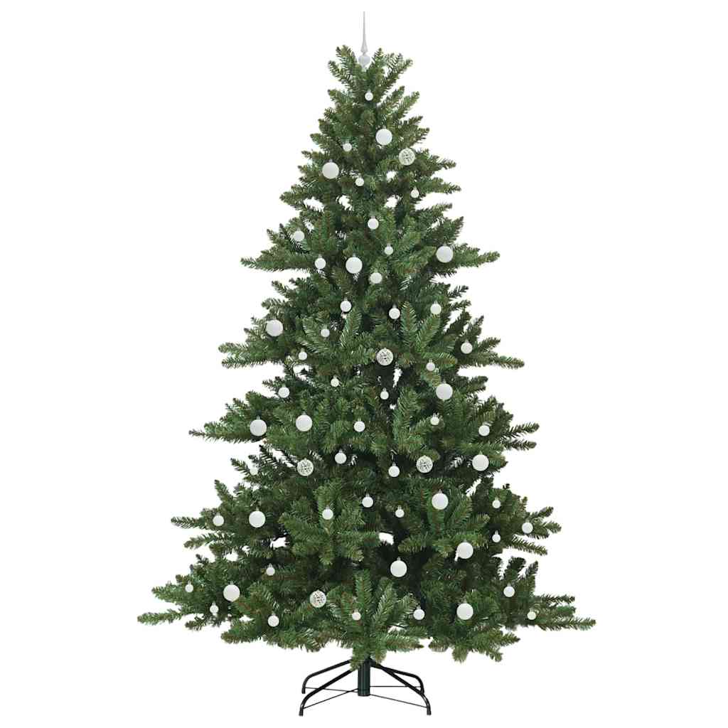 Kunstmatige Inklapbare Kerstboom Groen 240 cm PVC en staal is nu te koop bij PeponiXL, paradijselijk wonen!