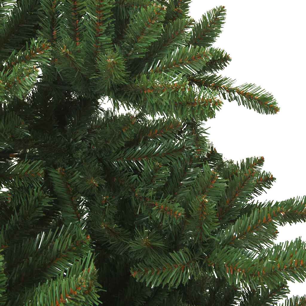 Kunstmatige Inklapbare Kerstboom Groen 240 cm PVC en staal is nu te koop bij PeponiXL, paradijselijk wonen!