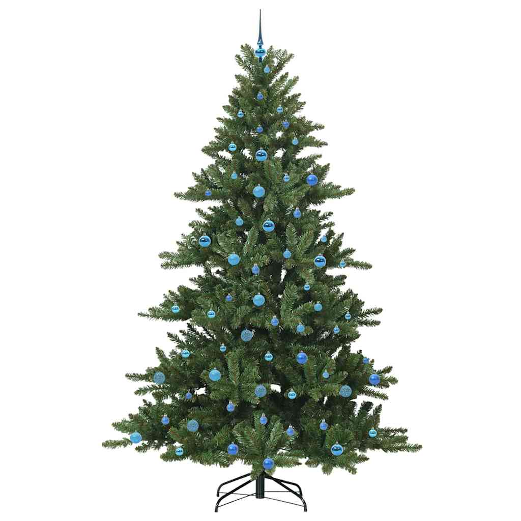 Kunstmatige Inklapbare Kerstboom Groen 240 cm PVC en staal is nu te koop bij PeponiXL, paradijselijk wonen!