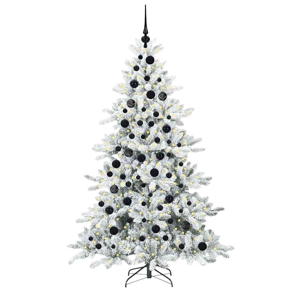 Kunstmatige Inklapbare Kerstboom Wit 180 cm PVC en staal is nu te koop bij PeponiXL, paradijselijk wonen!