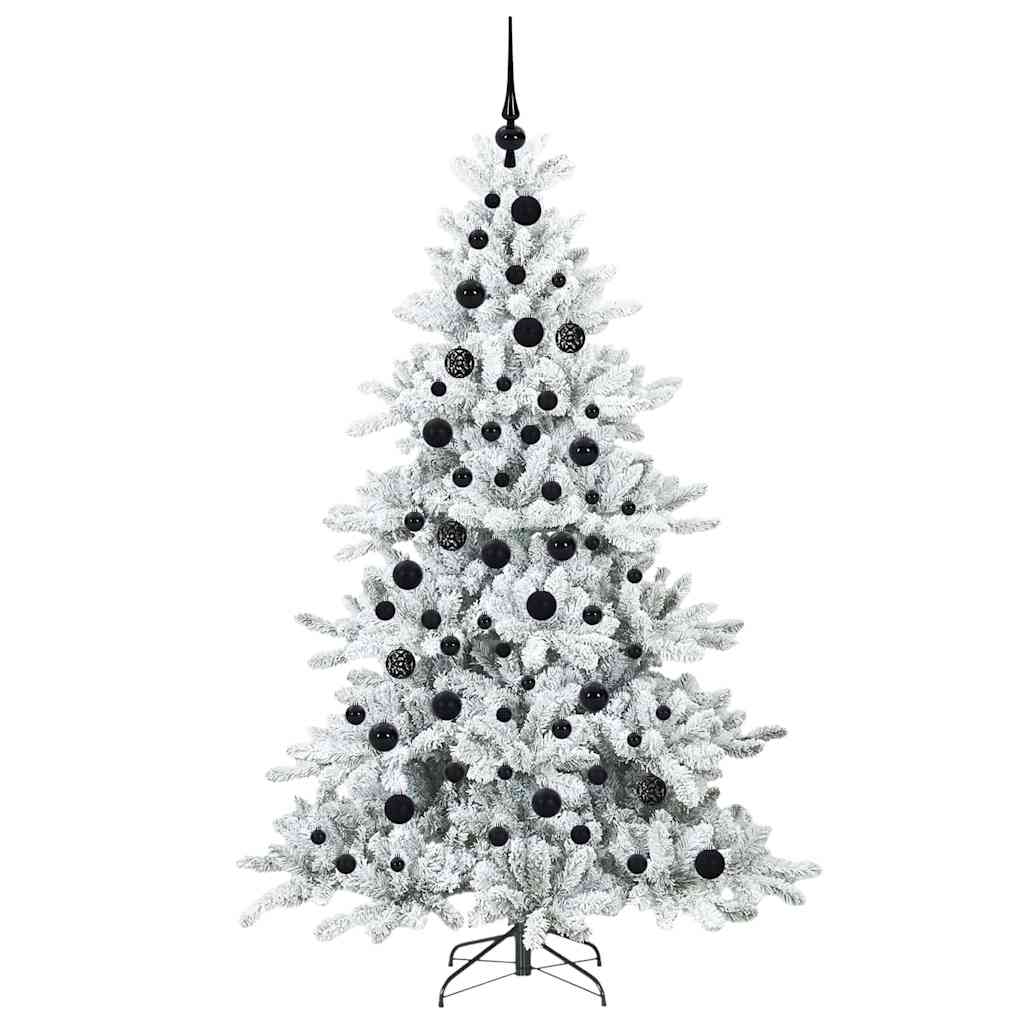 Kunstmatige Inklapbare Kerstboom Wit 180 cm PVC en staal is nu te koop bij PeponiXL, paradijselijk wonen!