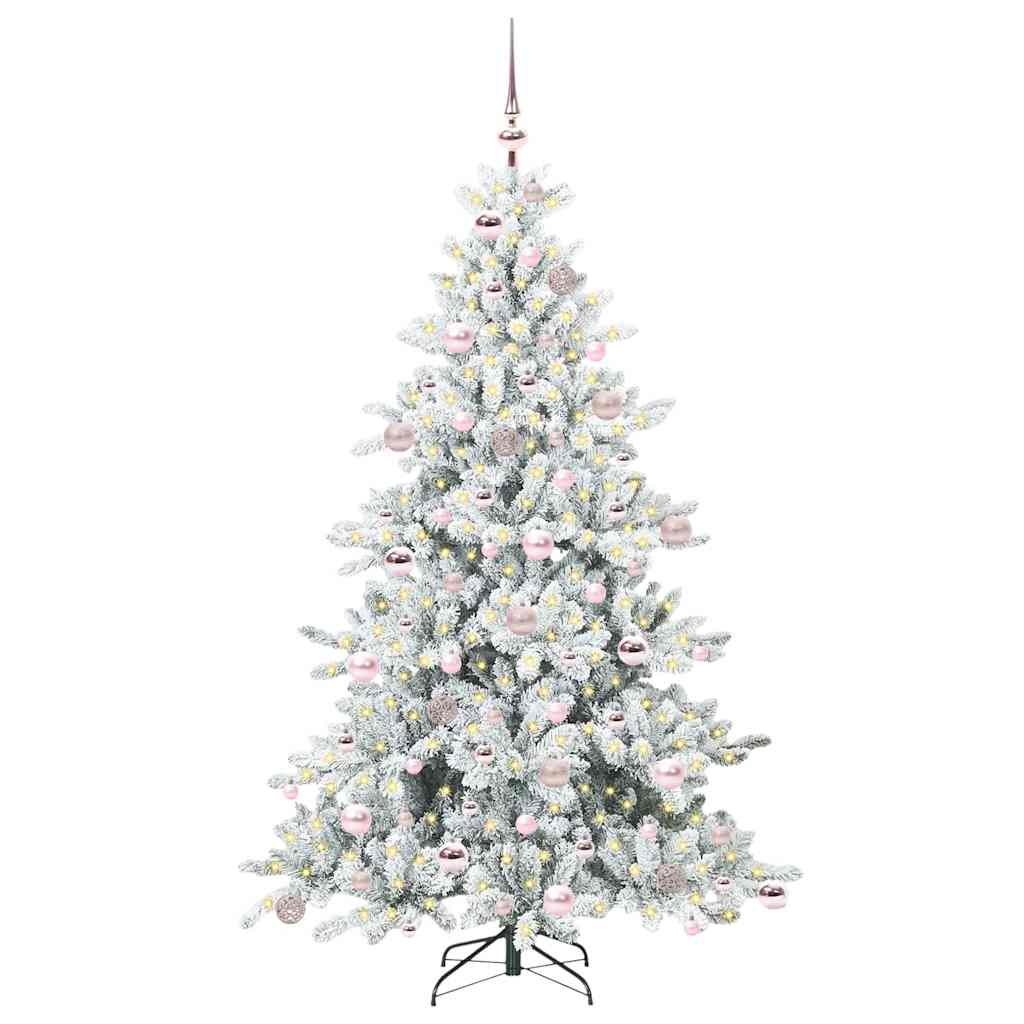Kunstmatige Inklapbare Kerstboom Wit 180 cm PVC en staal is nu te koop bij PeponiXL, paradijselijk wonen!