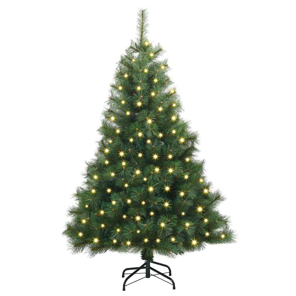 Kunstkerstboom met 150 LED met standaard Groen 120 cm PE en PVC is nu te koop bij PeponiXL, paradijselijk wonen!