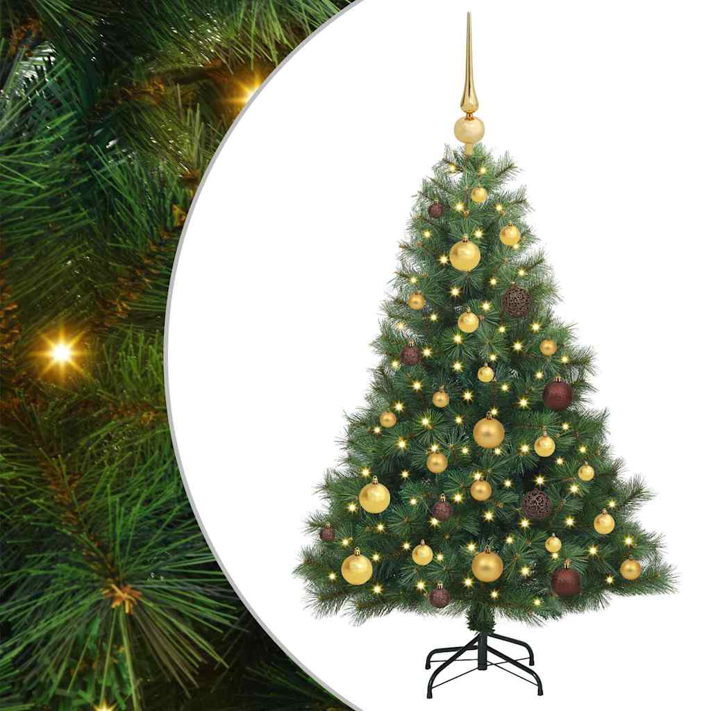 Kunstkerstboom met 150 LED met standaard Groen 120 cm PE en PVC is nu te koop bij PeponiXL, paradijselijk wonen!