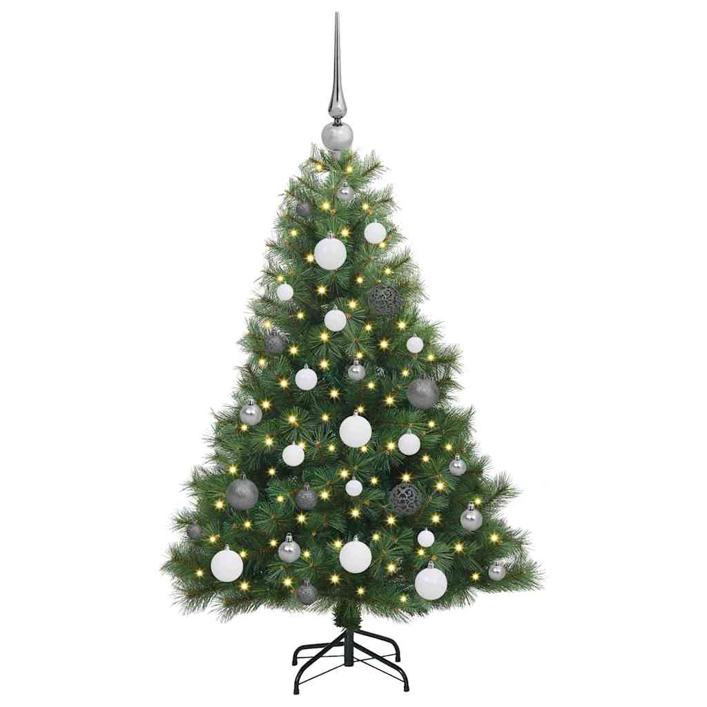 Kunstkerstboom met 150 LED met standaard Groen 120 cm PE en PVC is nu te koop bij PeponiXL, paradijselijk wonen!