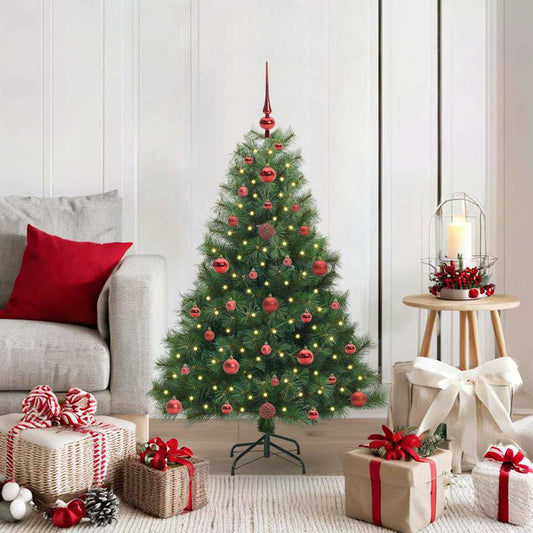 Kunstkerstboom met 150 LED met standaard Groen 120 cm PE en PVC is nu te koop bij PeponiXL, paradijselijk wonen!