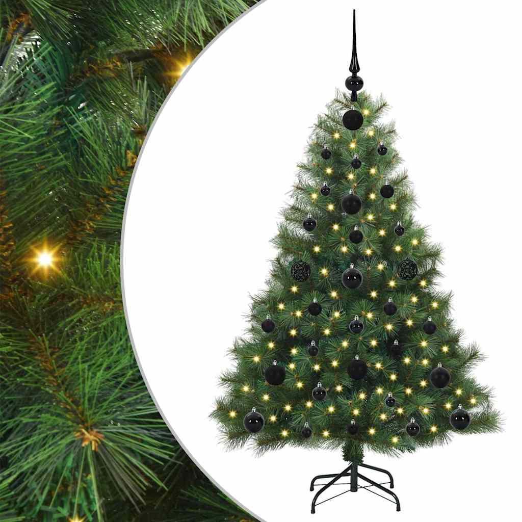 Kunstkerstboom met 150 LED met standaard Groen 120 cm PE en PVC is nu te koop bij PeponiXL, paradijselijk wonen!