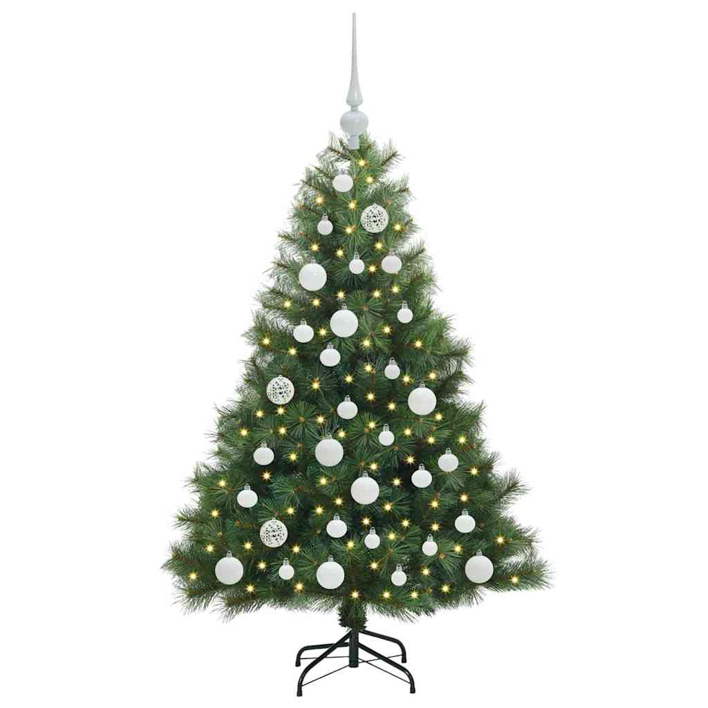 Kunstkerstboom met 150 LED met standaard Groen 120 cm PE en PVC is nu te koop bij PeponiXL, paradijselijk wonen!