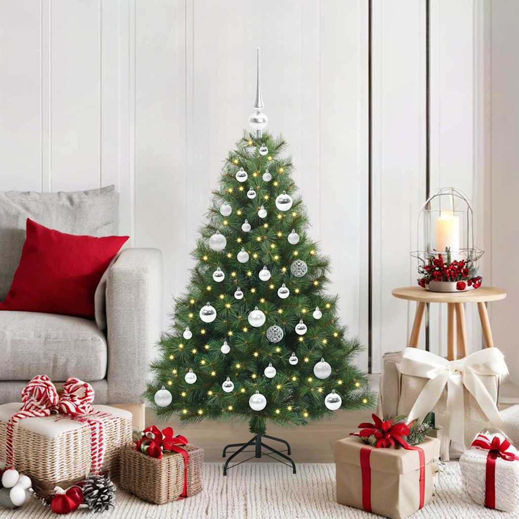 Kunstkerstboom met 150 LED met standaard Groen 120 cm PE en PVC is nu te koop bij PeponiXL, paradijselijk wonen!