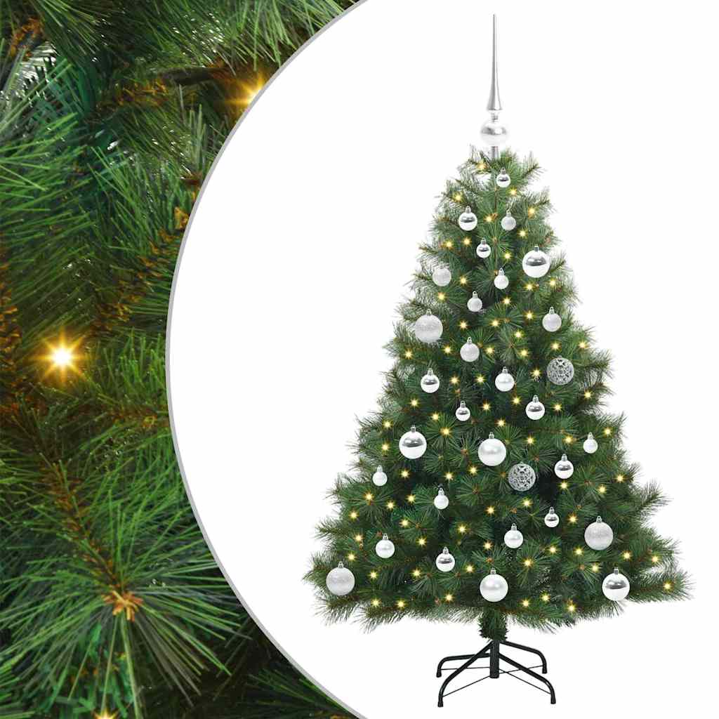 Kunstkerstboom met 150 LED met standaard Groen 120 cm PE en PVC is nu te koop bij PeponiXL, paradijselijk wonen!