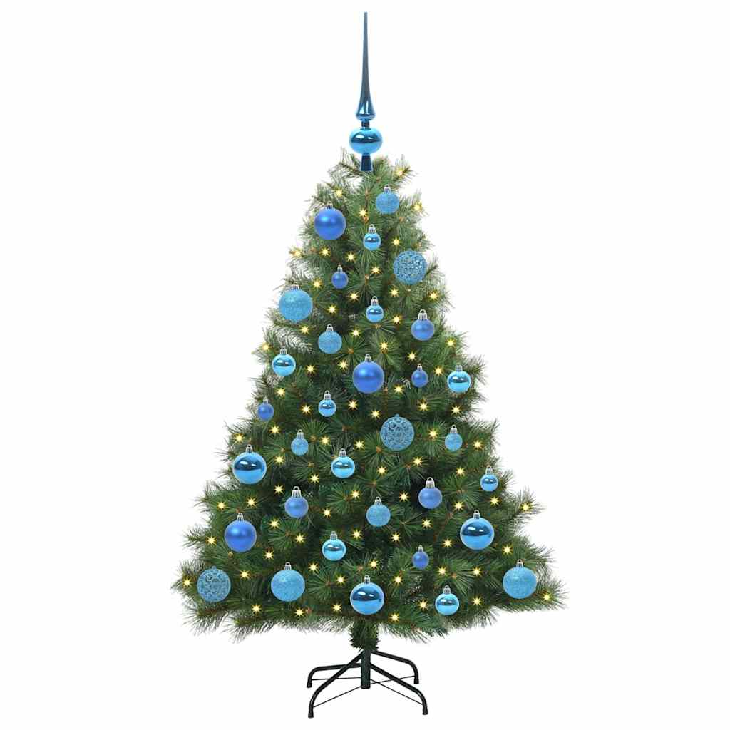 Kunstkerstboom met 150 LED met standaard Groen 120 cm PE en PVC is nu te koop bij PeponiXL, paradijselijk wonen!