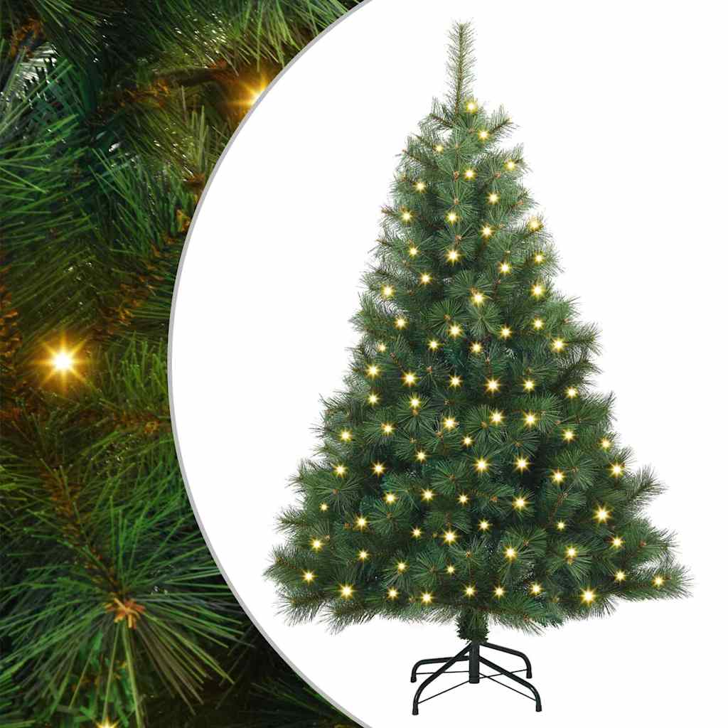 Kunstkerstboom met 150 LED met standaard Groen 150 cm PE en PVC is nu te koop bij PeponiXL, paradijselijk wonen!
