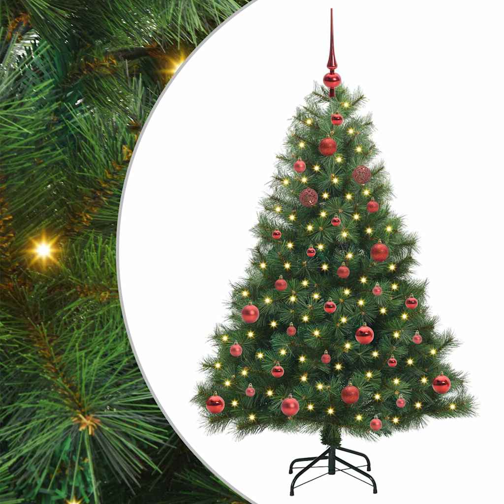 Kunstkerstboom met 150 LED met standaard Groen 150 cm PE en PVC is nu te koop bij PeponiXL, paradijselijk wonen!