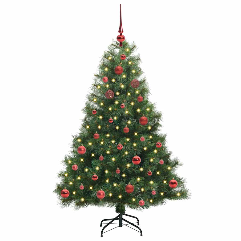 Kunstkerstboom met 150 LED met standaard Groen 150 cm PE en PVC is nu te koop bij PeponiXL, paradijselijk wonen!
