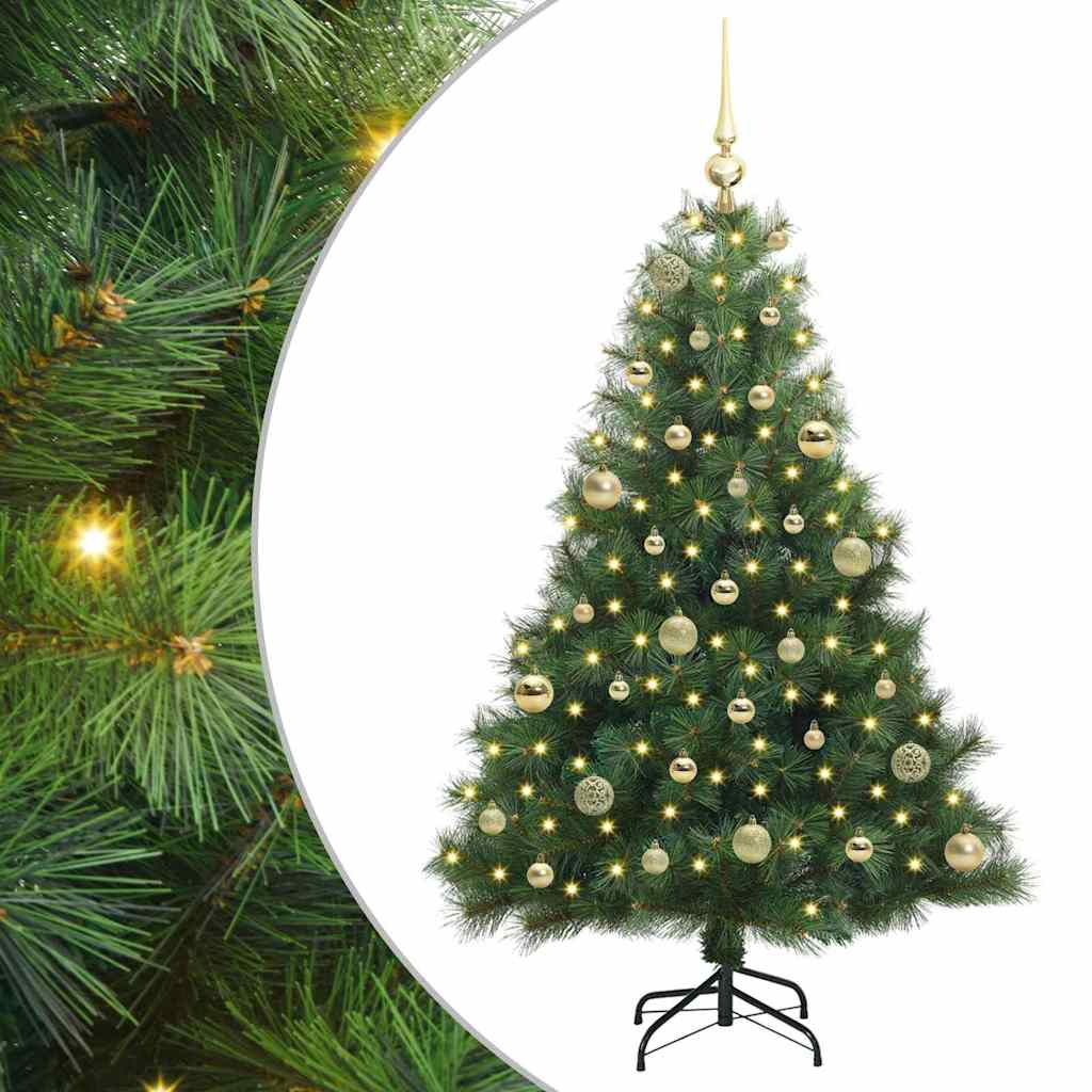 Kunstkerstboom met 150 LED met standaard Groen 150 cm PE en PVC is nu te koop bij PeponiXL, paradijselijk wonen!
