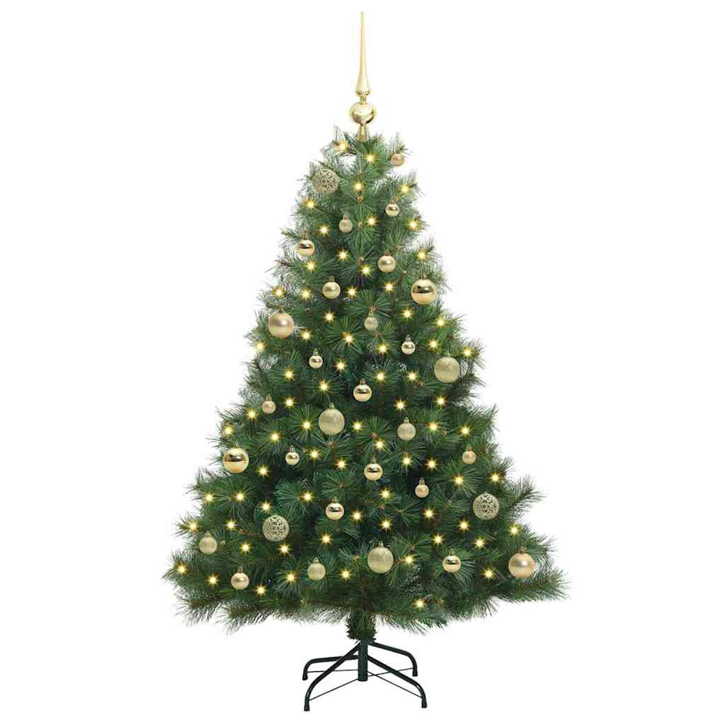 Kunstkerstboom met 150 LED met standaard Groen 150 cm PE en PVC is nu te koop bij PeponiXL, paradijselijk wonen!