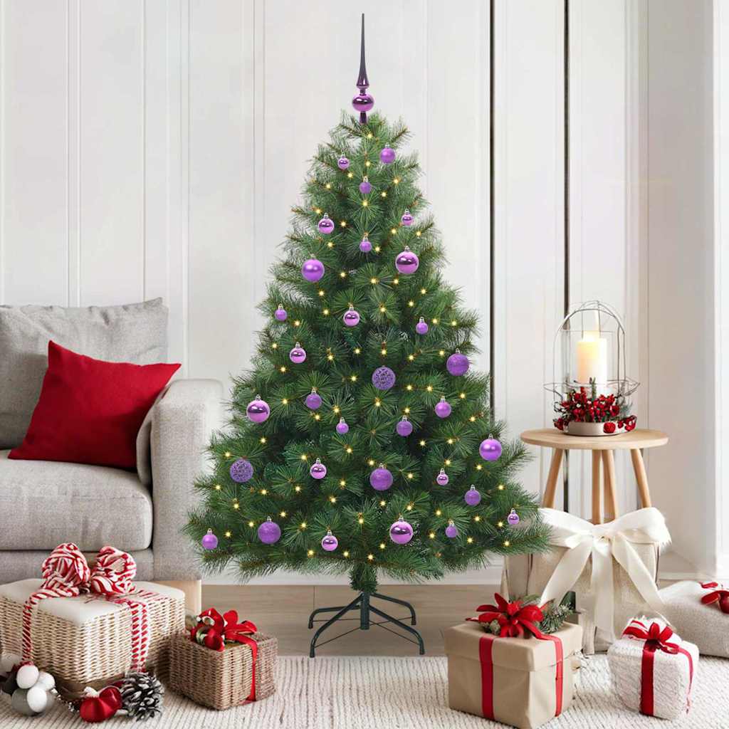Kunstkerstboom met 150 LED met standaard Groen 150 cm PE en PVC is nu te koop bij PeponiXL, paradijselijk wonen!