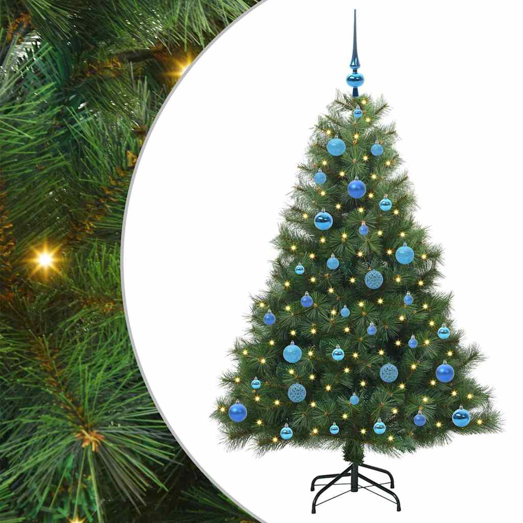 Kunstkerstboom met 150 LED met standaard Groen 150 cm PE en PVC is nu te koop bij PeponiXL, paradijselijk wonen!