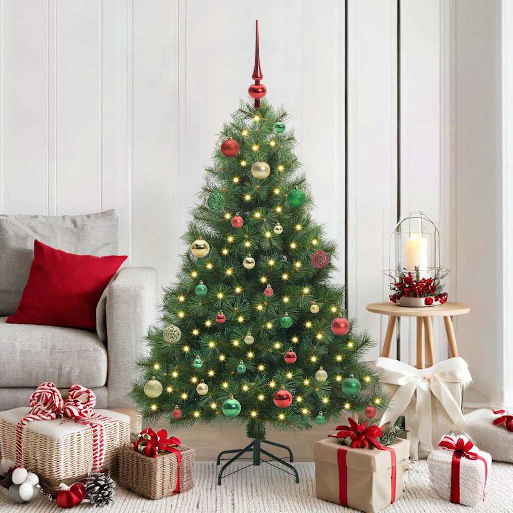 Kunstkerstboom met 150 LED met standaard Groen 150 cm PE en PVC is nu te koop bij PeponiXL, paradijselijk wonen!