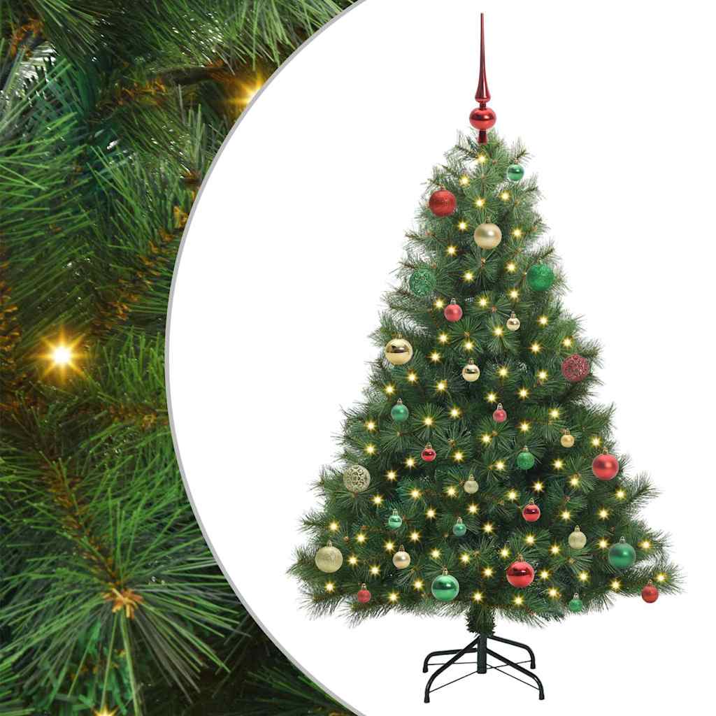 Kunstkerstboom met 150 LED met standaard Groen 150 cm PE en PVC is nu te koop bij PeponiXL, paradijselijk wonen!