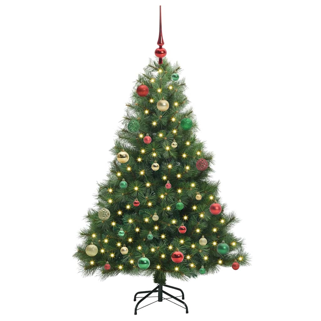Kunstkerstboom met 150 LED met standaard Groen 150 cm PE en PVC is nu te koop bij PeponiXL, paradijselijk wonen!