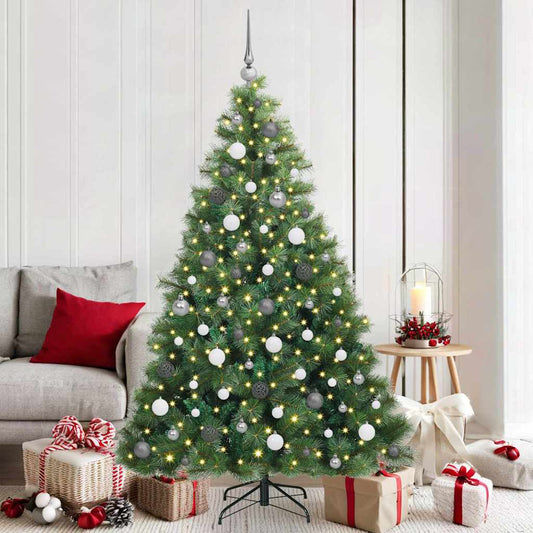Kunstkerstboom met 300 LED met standaard Groen 180 cm PE en PVC is nu te koop bij PeponiXL, paradijselijk wonen!