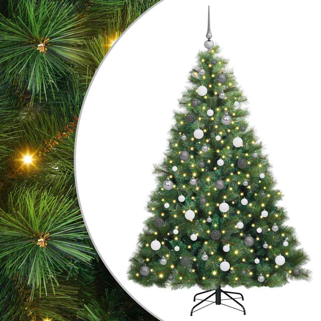 Kunstkerstboom met 300 LED met standaard Groen 180 cm PE en PVC is nu te koop bij PeponiXL, paradijselijk wonen!