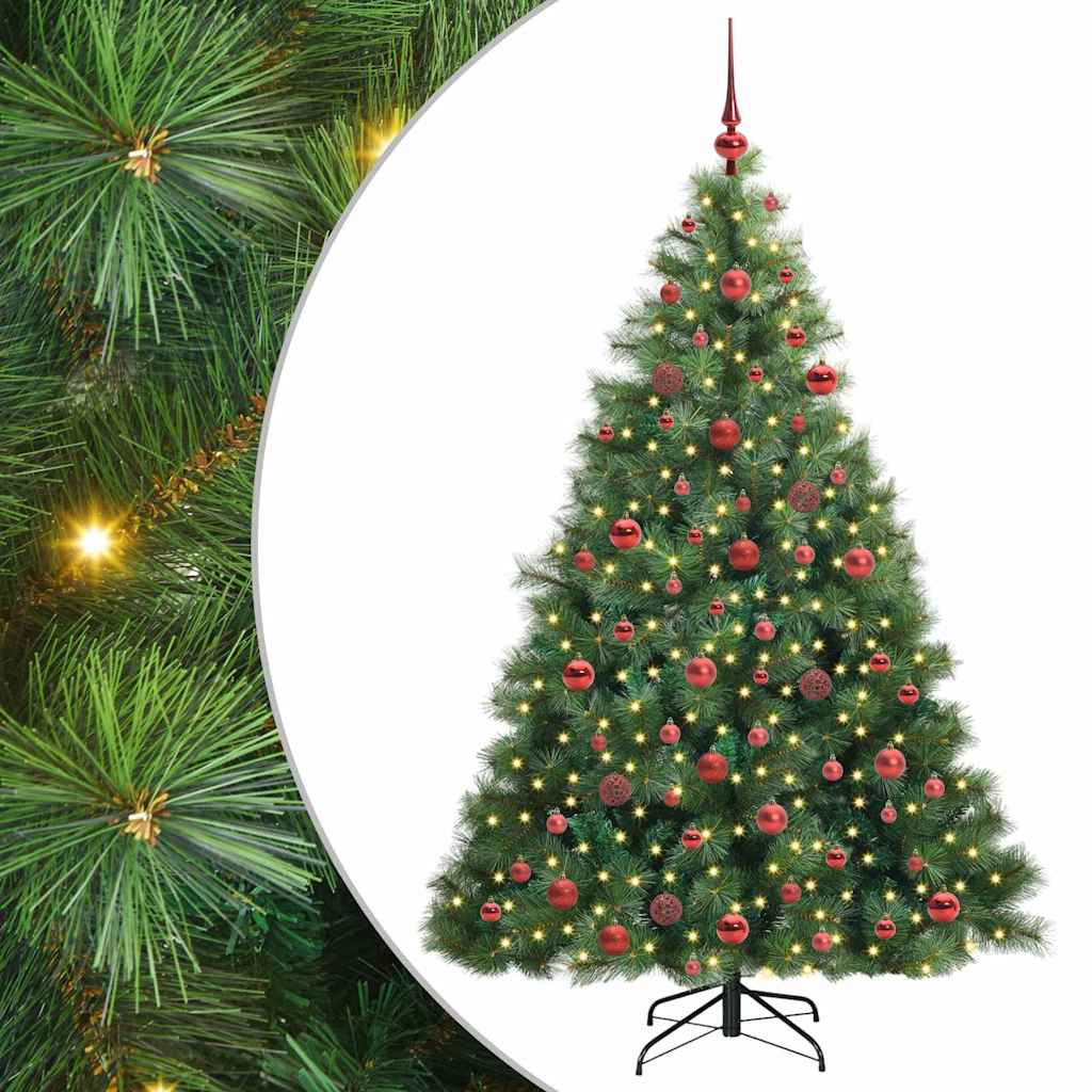 Kunstkerstboom met 300 LED met standaard Groen 180 cm PE en PVC is nu te koop bij PeponiXL, paradijselijk wonen!