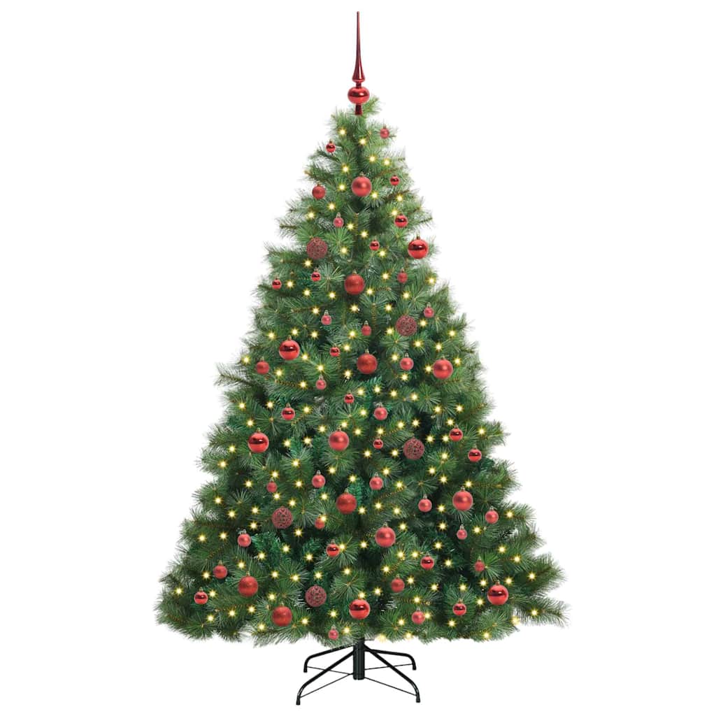 Kunstkerstboom met 300 LED met standaard Groen 180 cm PE en PVC is nu te koop bij PeponiXL, paradijselijk wonen!