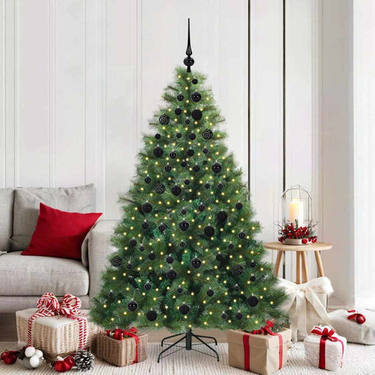 Kunstkerstboom met 300 LED met standaard Groen 180 cm PE en PVC is nu te koop bij PeponiXL, paradijselijk wonen!