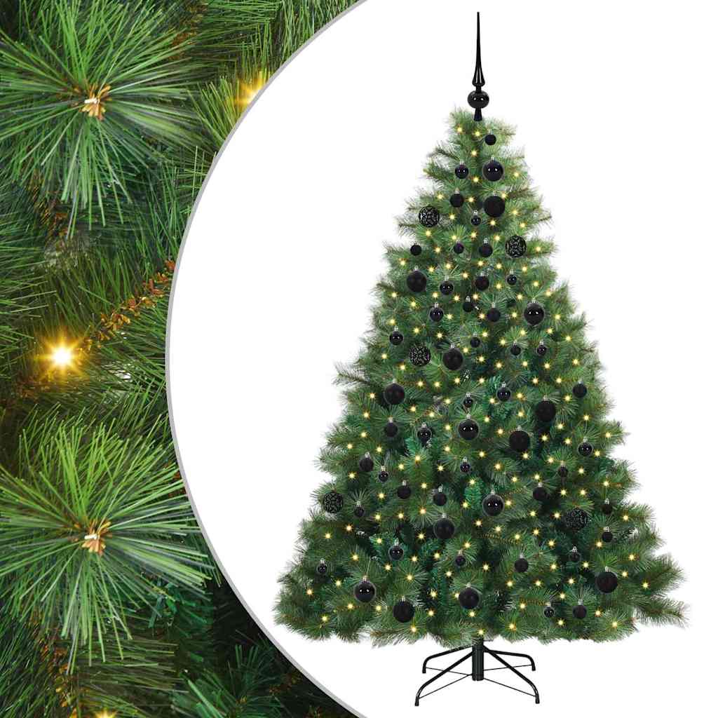 Kunstkerstboom met 300 LED met standaard Groen 180 cm PE en PVC is nu te koop bij PeponiXL, paradijselijk wonen!