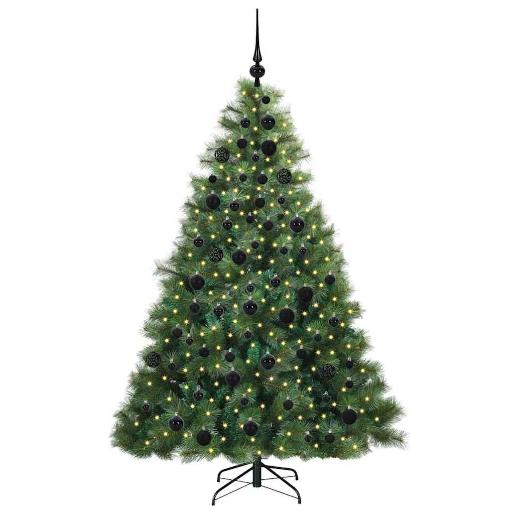Kunstkerstboom met 300 LED met standaard Groen 180 cm PE en PVC is nu te koop bij PeponiXL, paradijselijk wonen!