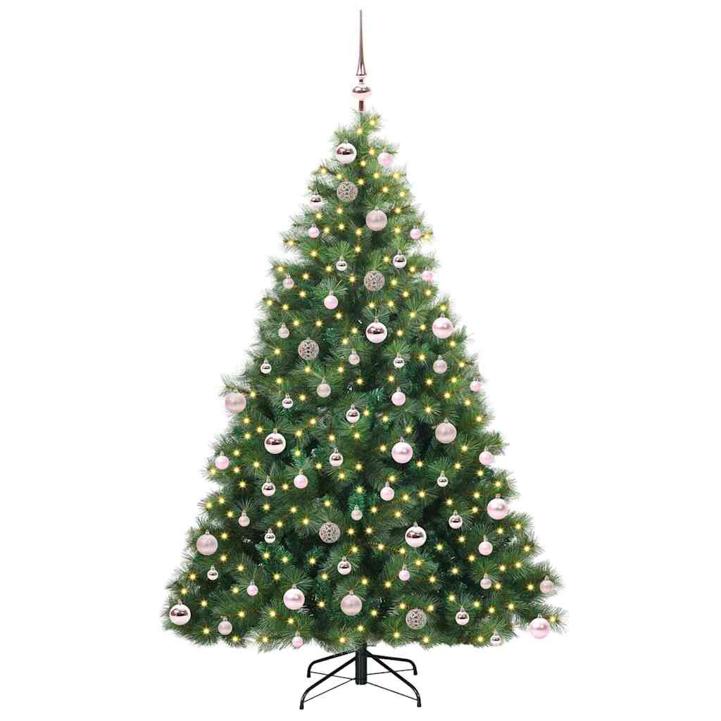 Kunstkerstboom met 300 LED met standaard Groen 180 cm PE en PVC is nu te koop bij PeponiXL, paradijselijk wonen!