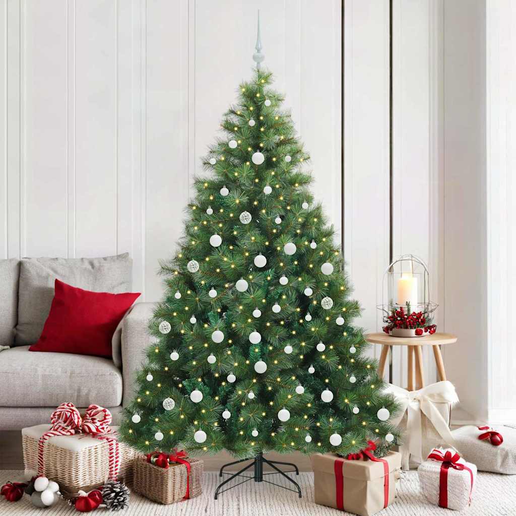 Kunstkerstboom met 300 LED met standaard Groen 180 cm PE en PVC is nu te koop bij PeponiXL, paradijselijk wonen!