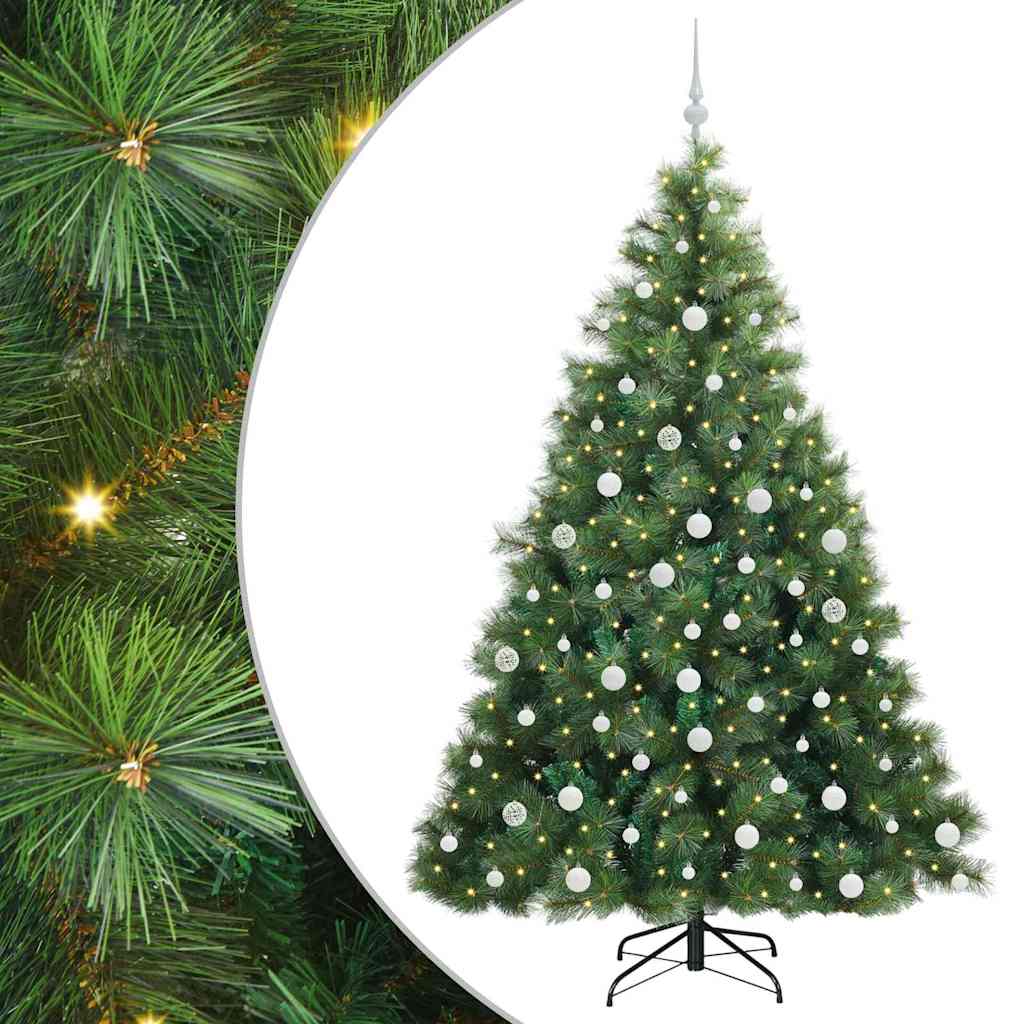 Kunstkerstboom met 300 LED met standaard Groen 180 cm PE en PVC is nu te koop bij PeponiXL, paradijselijk wonen!