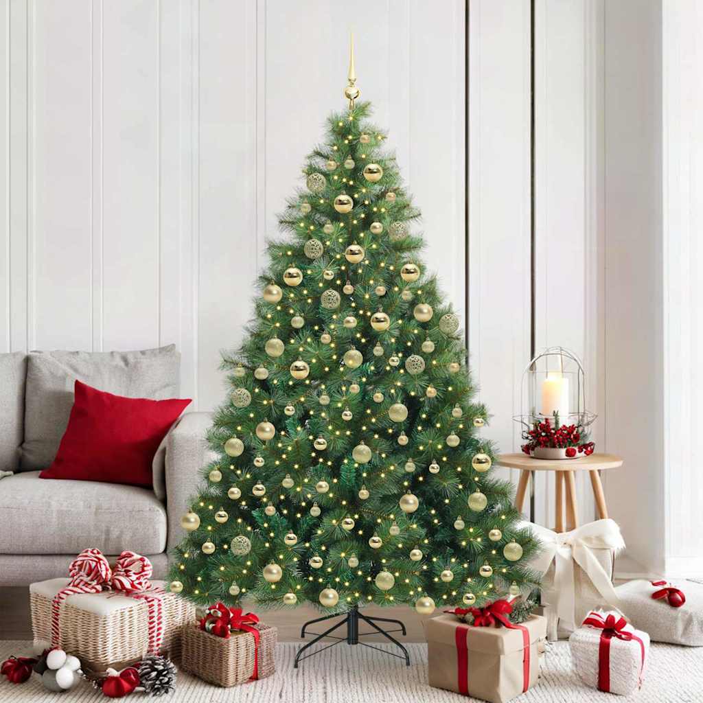 Kunstkerstboom met 300 LED met standaard Groen 180 cm PE en PVC is nu te koop bij PeponiXL, paradijselijk wonen!