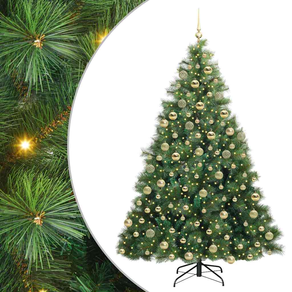 Kunstkerstboom met 300 LED met standaard Groen 180 cm PE en PVC is nu te koop bij PeponiXL, paradijselijk wonen!
