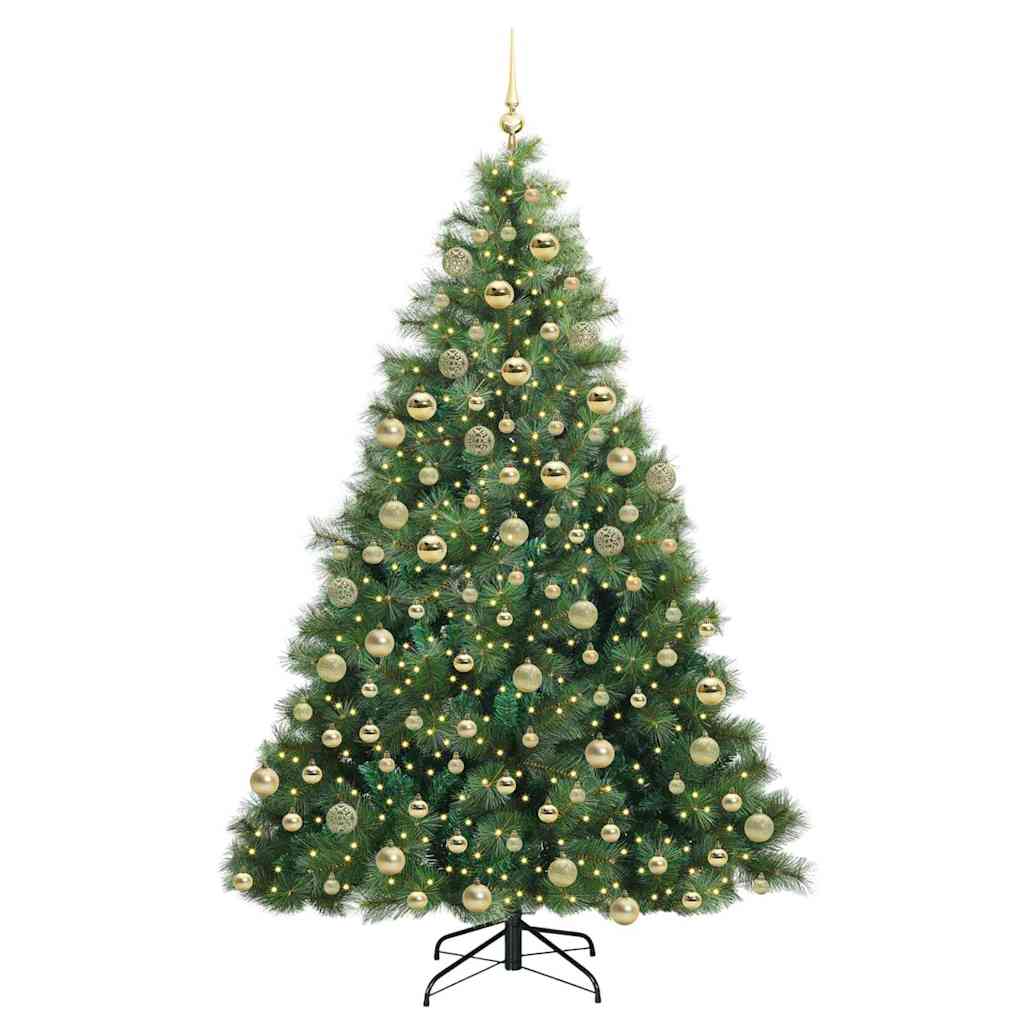 Kunstkerstboom met 300 LED met standaard Groen 180 cm PE en PVC is nu te koop bij PeponiXL, paradijselijk wonen!