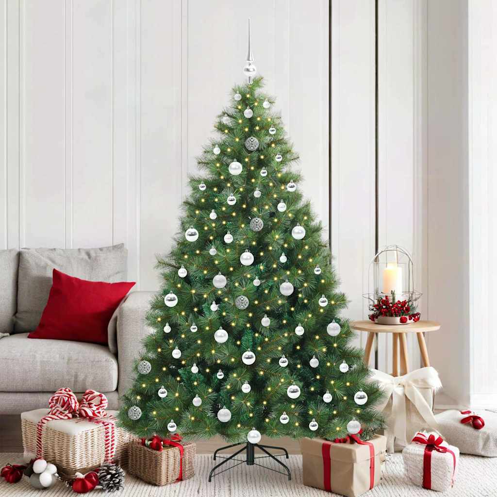 Kunstkerstboom met 300 LED met standaard Groen 180 cm PE en PVC is nu te koop bij PeponiXL, paradijselijk wonen!