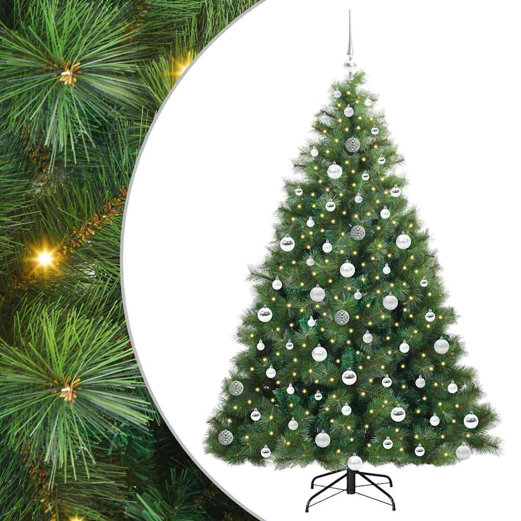Kunstkerstboom met 300 LED met standaard Groen 180 cm PE en PVC is nu te koop bij PeponiXL, paradijselijk wonen!