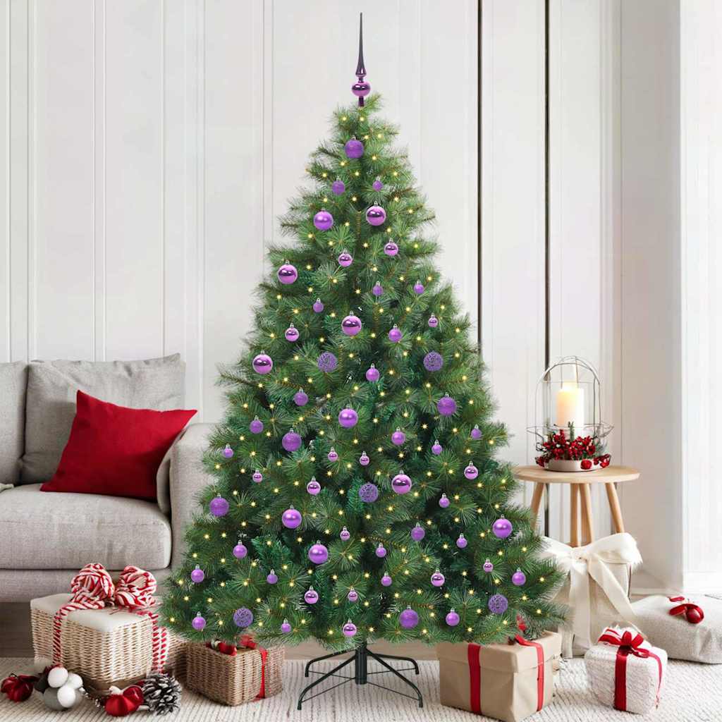 Kunstkerstboom met 300 LED met standaard Groen 180 cm PE en PVC is nu te koop bij PeponiXL, paradijselijk wonen!