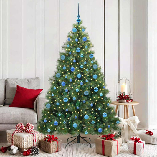 Kunstkerstboom met 300 LED met standaard Groen 180 cm PE en PVC is nu te koop bij PeponiXL, paradijselijk wonen!