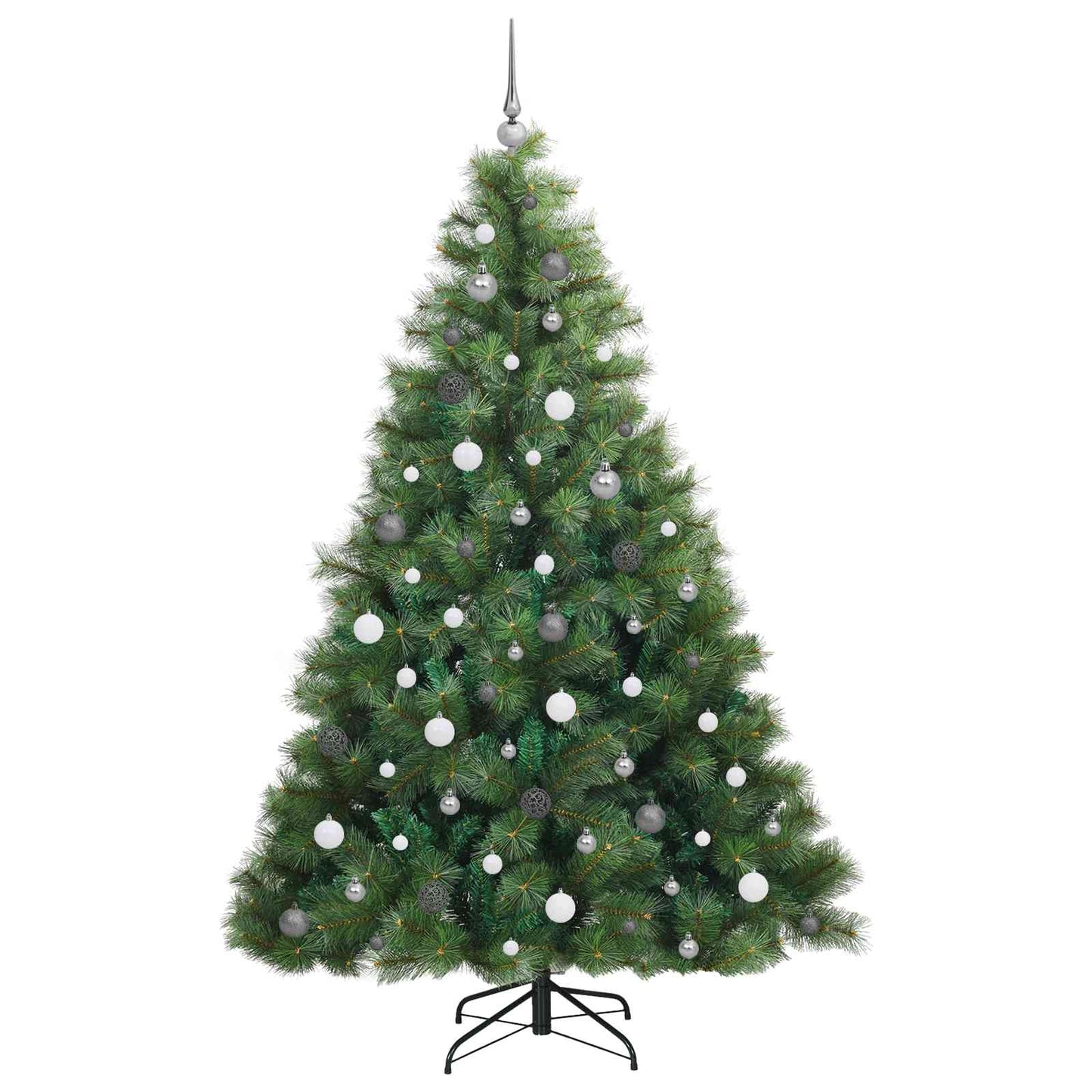 Kunstkerstboom met 300 LED met standaard Groen 210 cm PE en PVC is nu te koop bij PeponiXL, paradijselijk wonen!