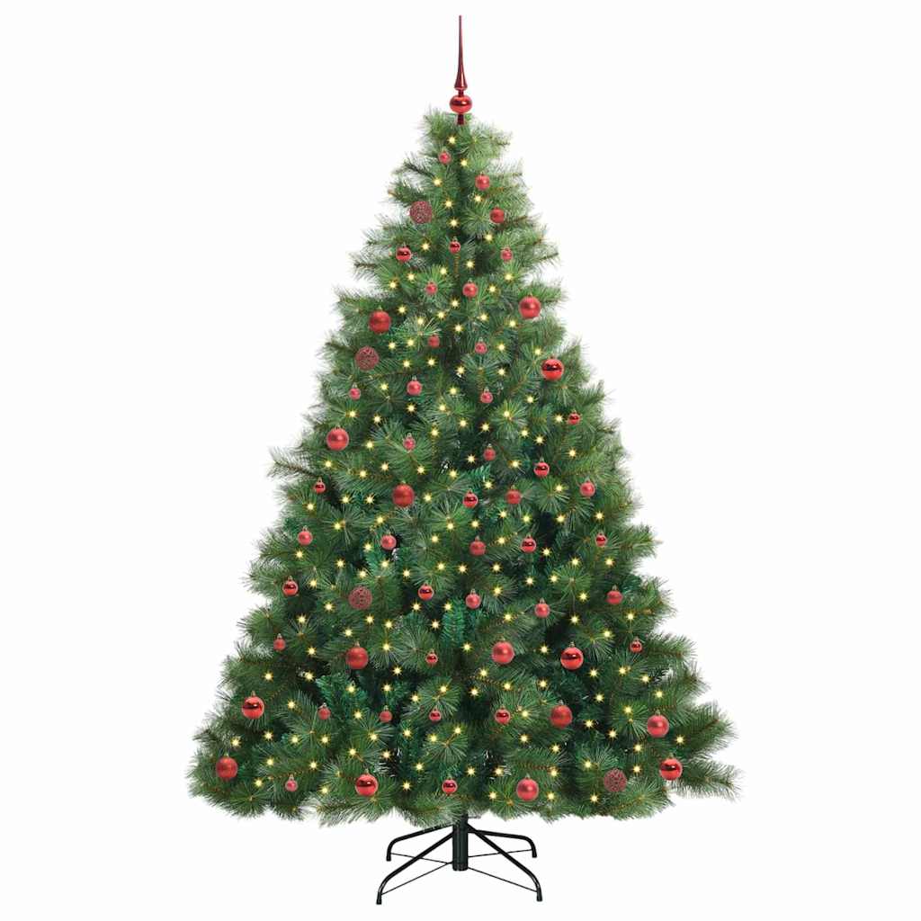 Kunstkerstboom met 300 LED met standaard Groen 210 cm PE en PVC is nu te koop bij PeponiXL, paradijselijk wonen!